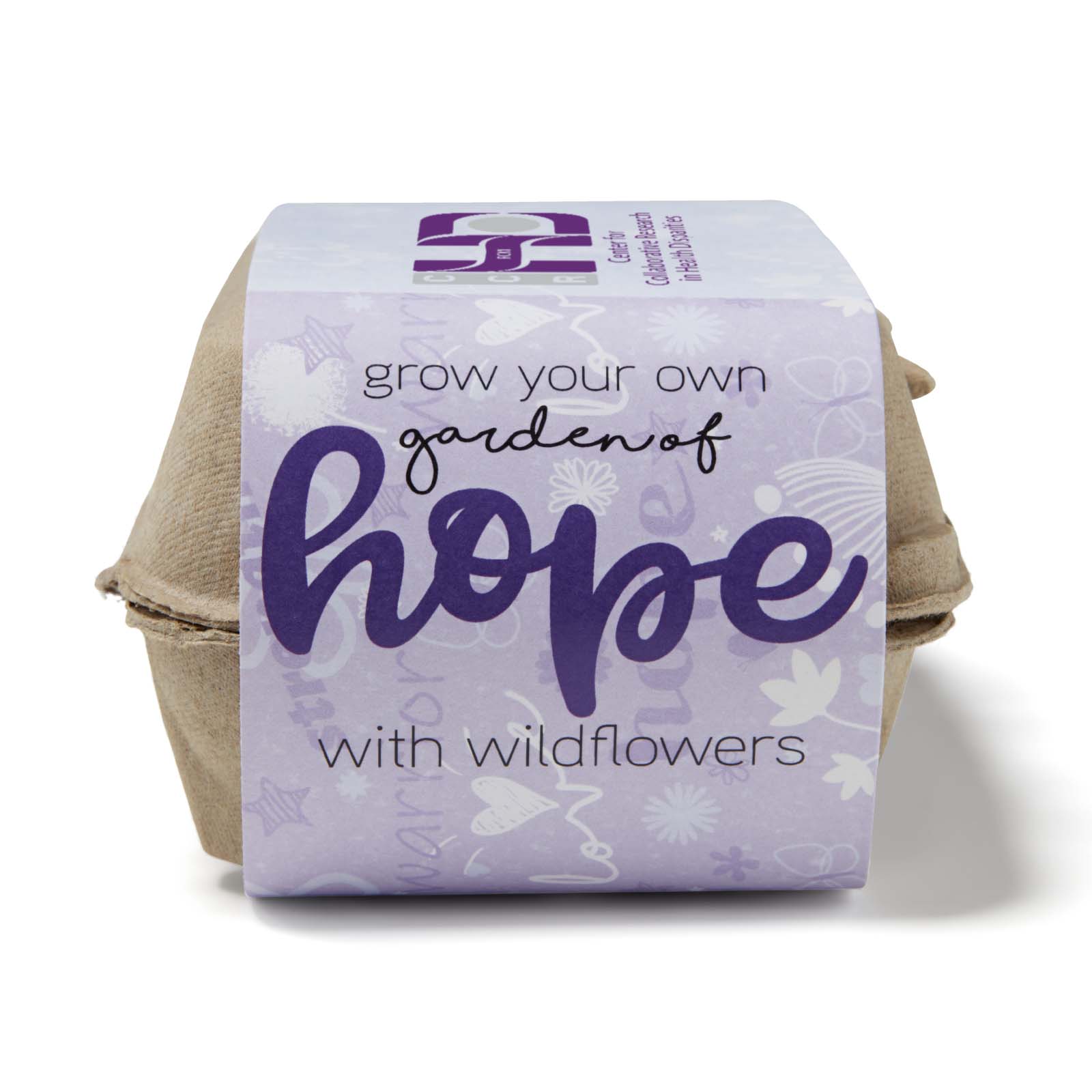 Purple Grow Your Own Garden of Hope Planter Kit 4
