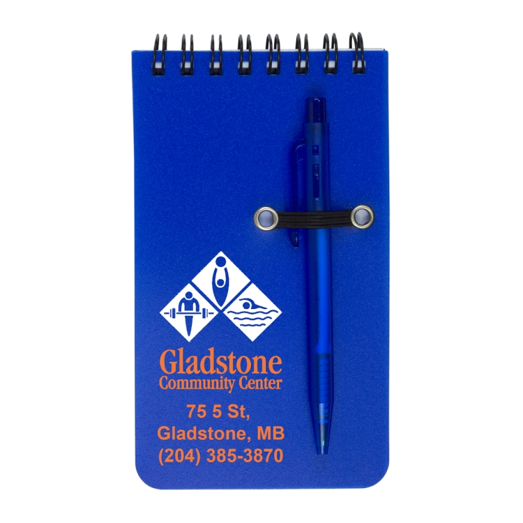 Pocket Sized Spiral Jotter Notepad Notebook with Pen 11