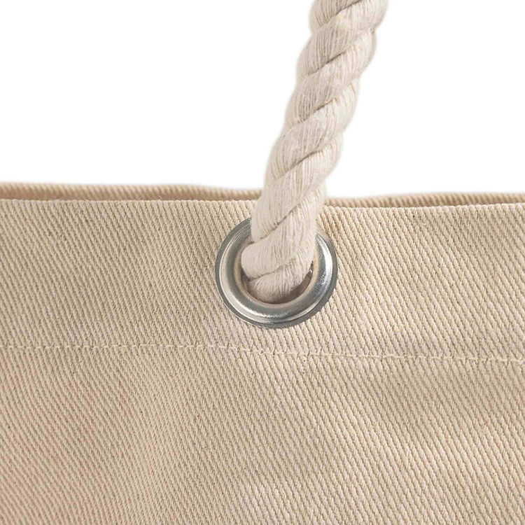 Bayshore Rope Handle Beach Tote Bag 1