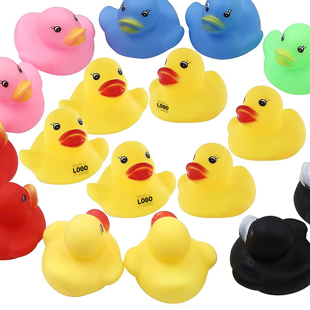 Mini Bath Toys Yellow Rubber Ducks 2