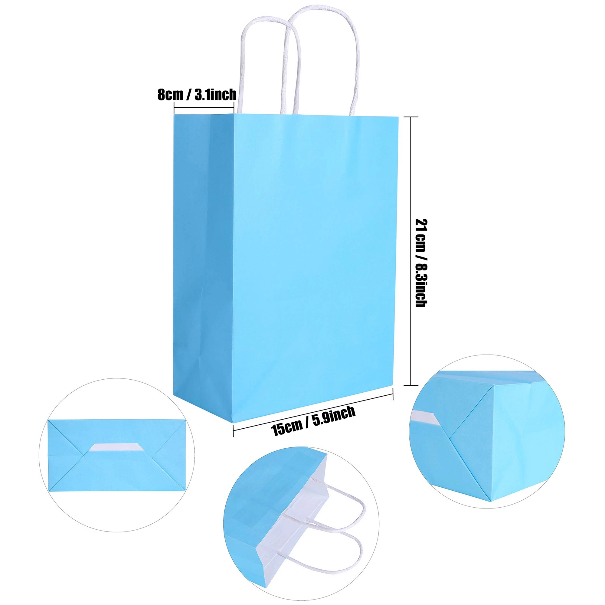 Kraft Paper Shopping Gift  Bag 8