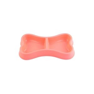 Bone Shaped Pet Bowl Food Tray 11