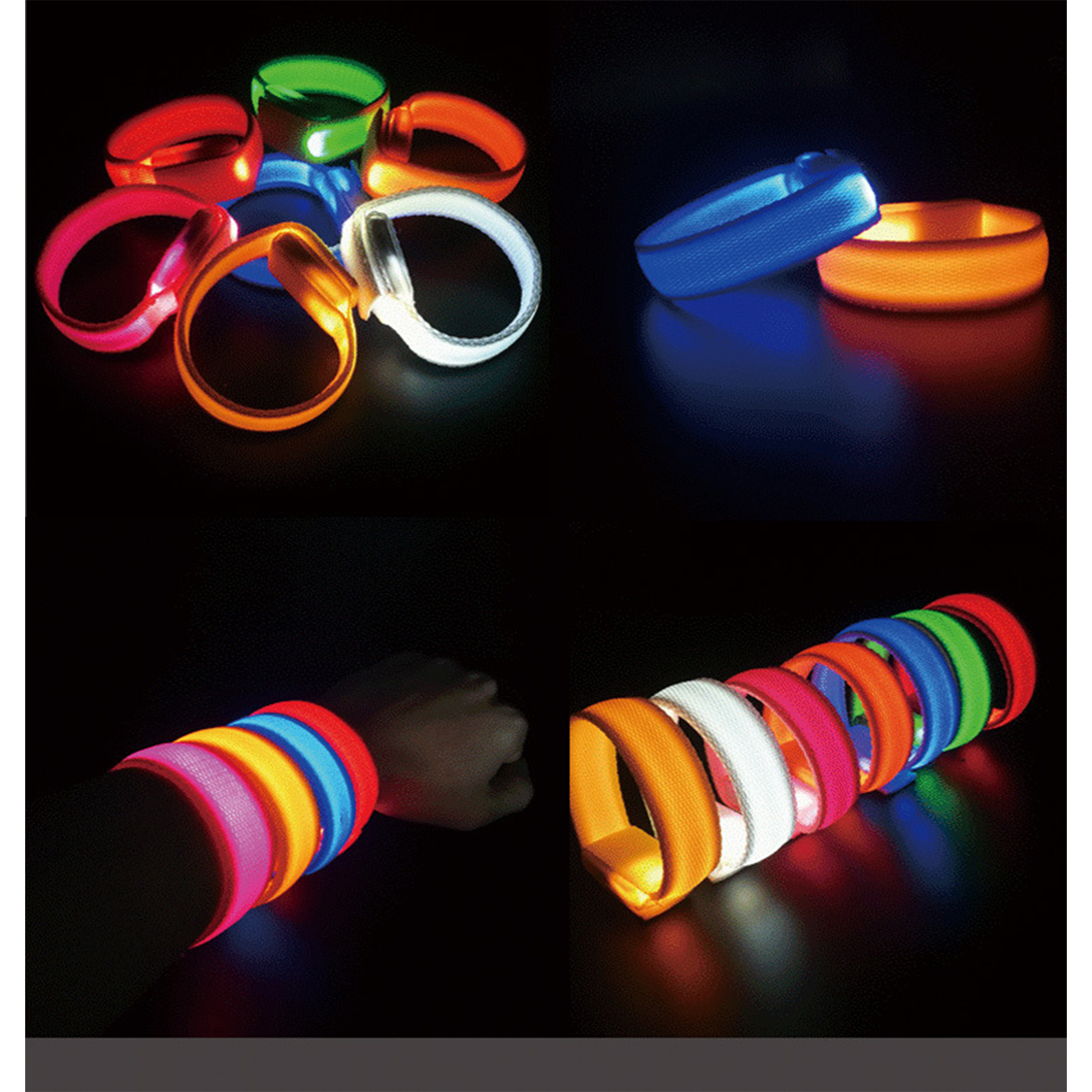 Customizable LED Light-Up Wristband for Branding 4