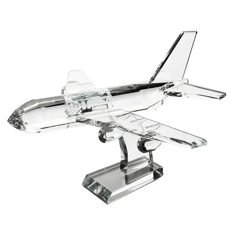 Clear Crystal Airplane Award 5