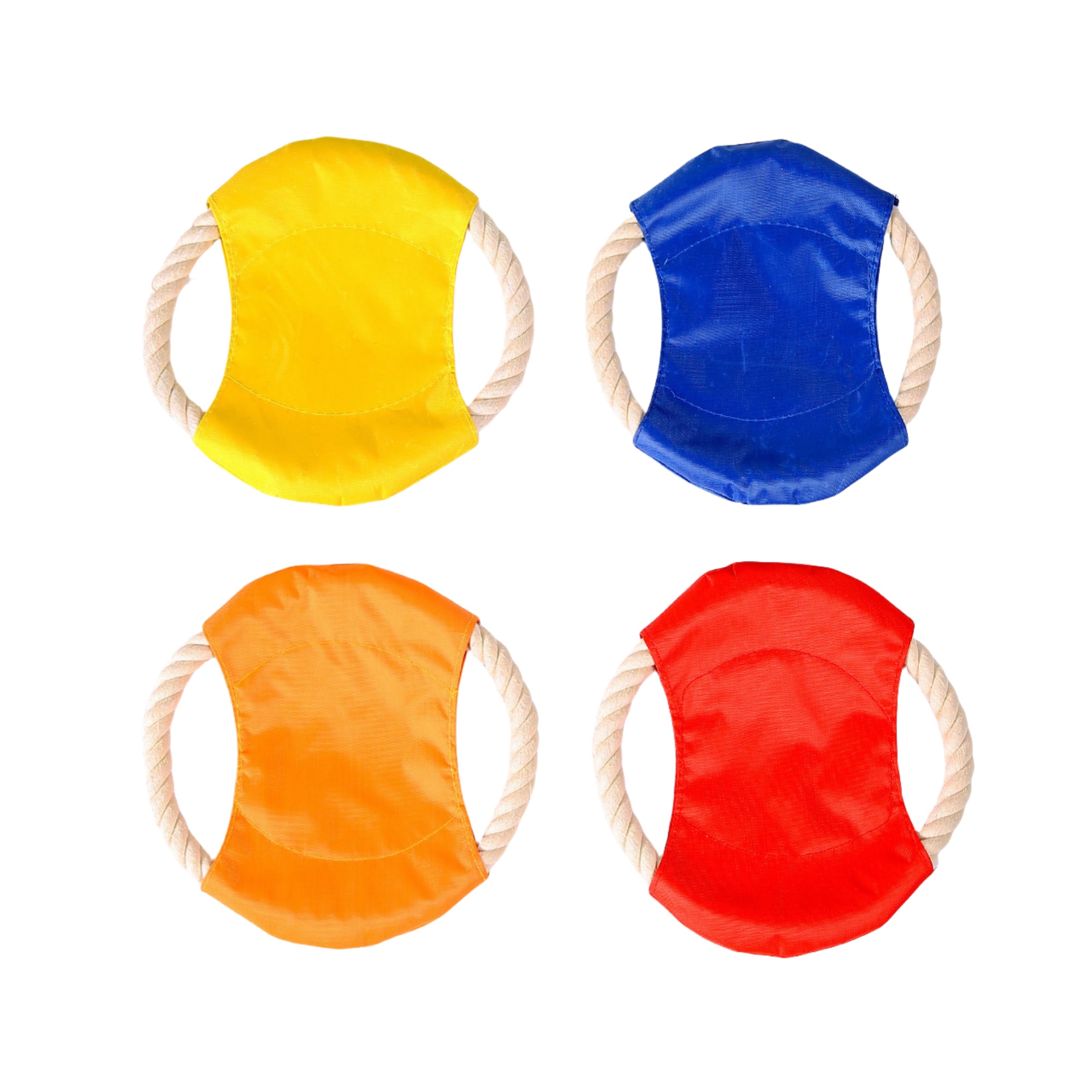 Durable Flying Disc Rope Squeaker Toy 4