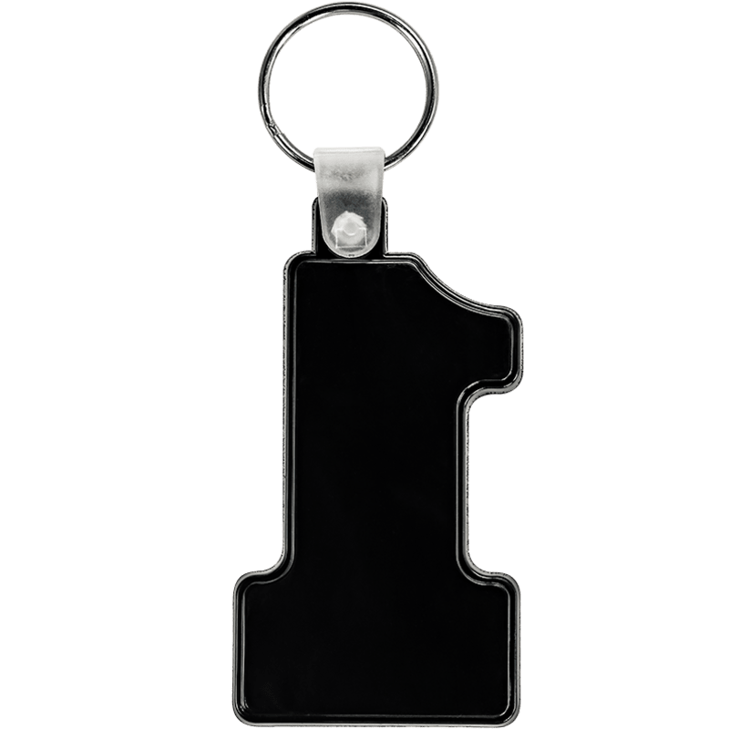 Number One Soft Plastic Keychains 4