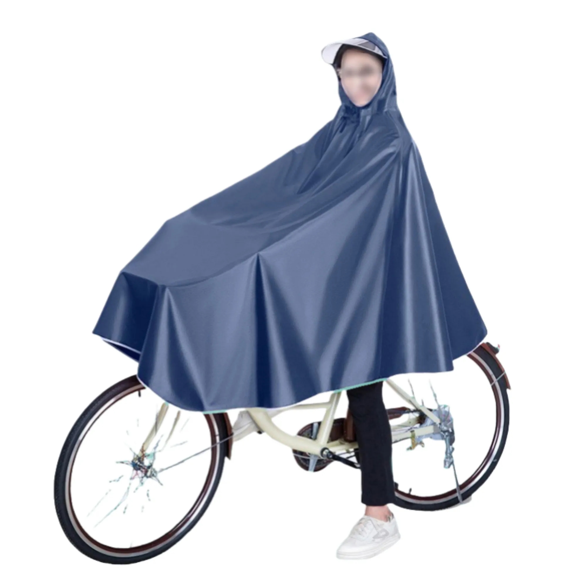 Thickened Raincoat Cycling Against Heavy Rain 14