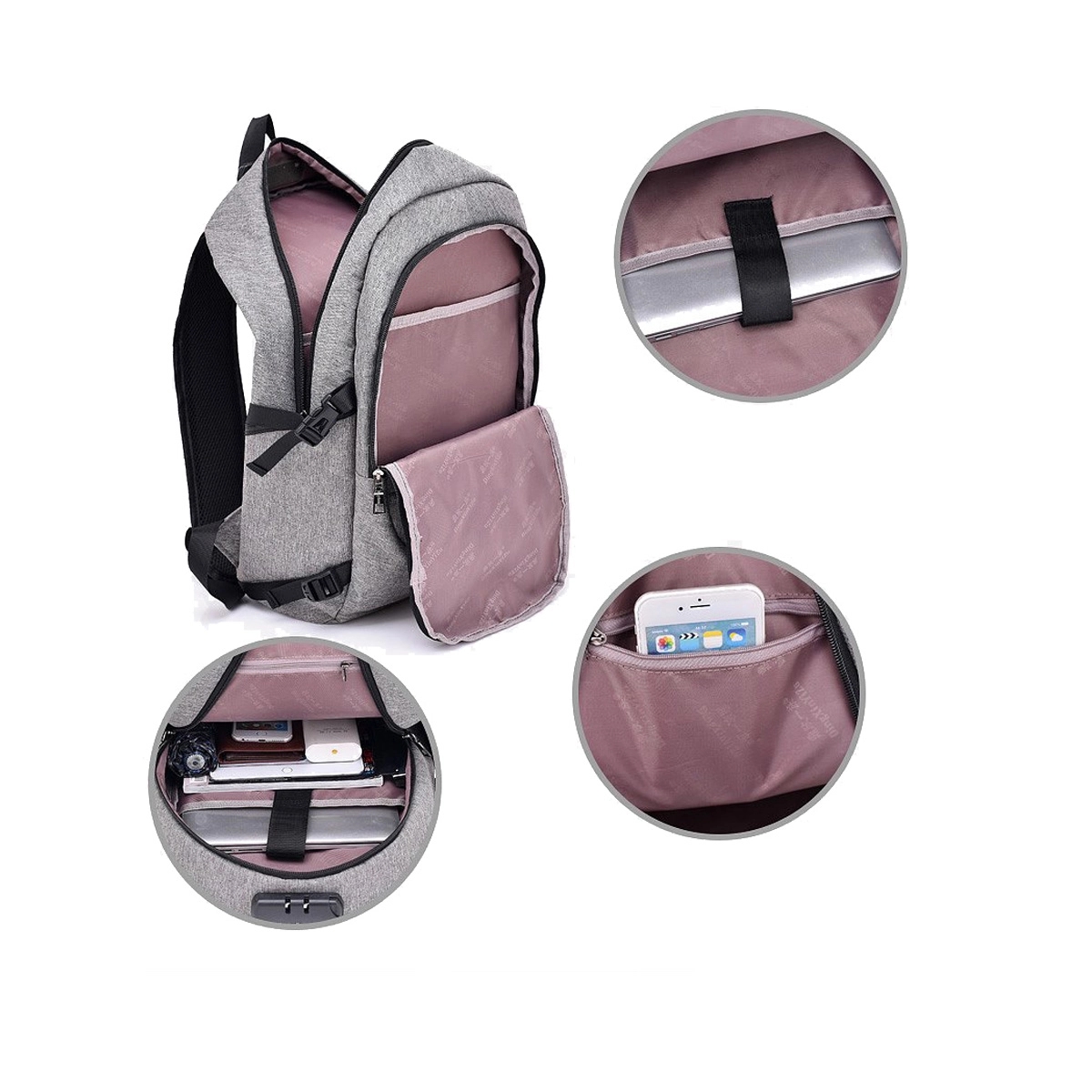 Anti-Theft Laptop Backpack 3