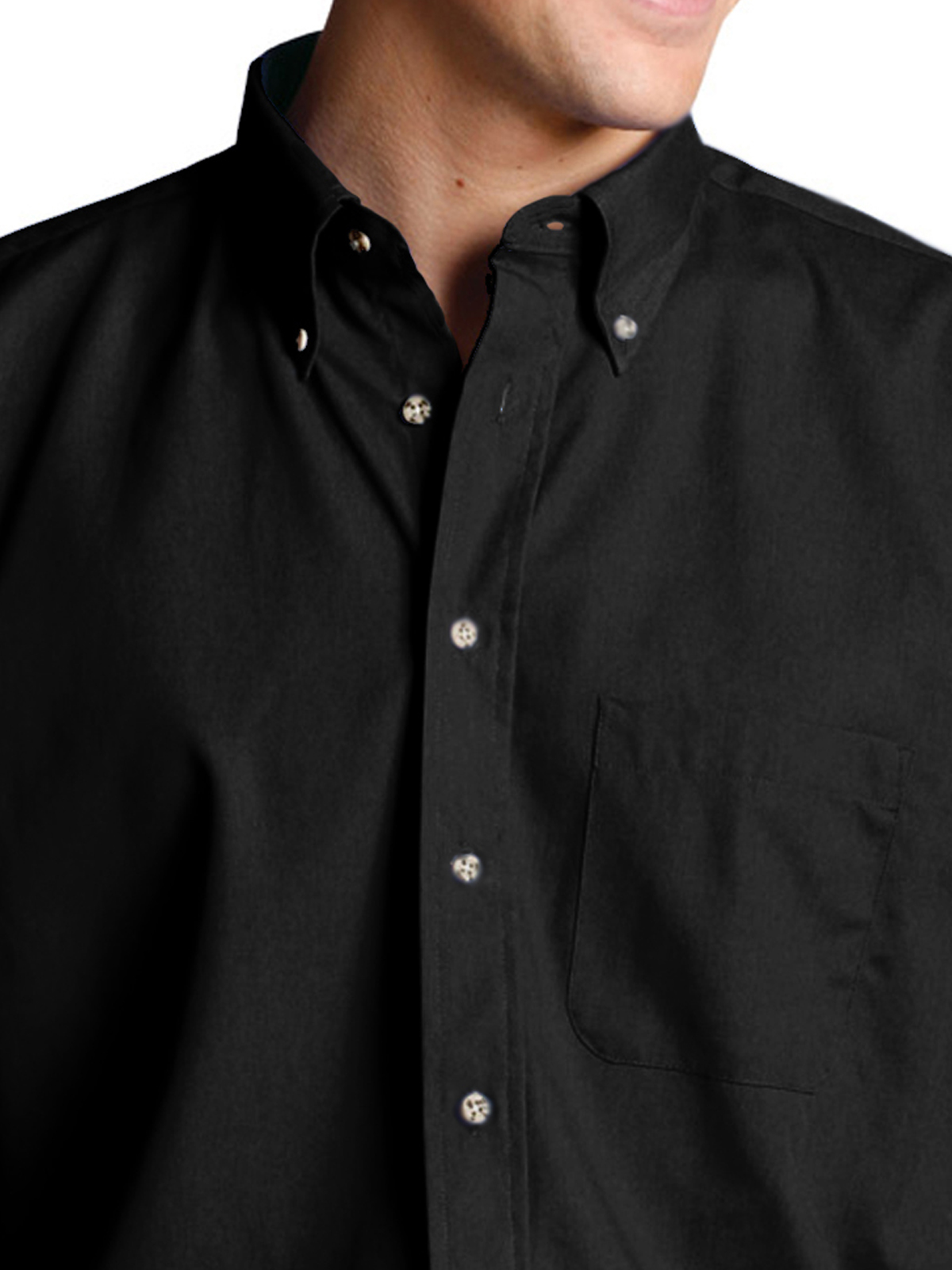Edwards - Men's 1-Pocket Long Sleeve Poplin Shirt 5