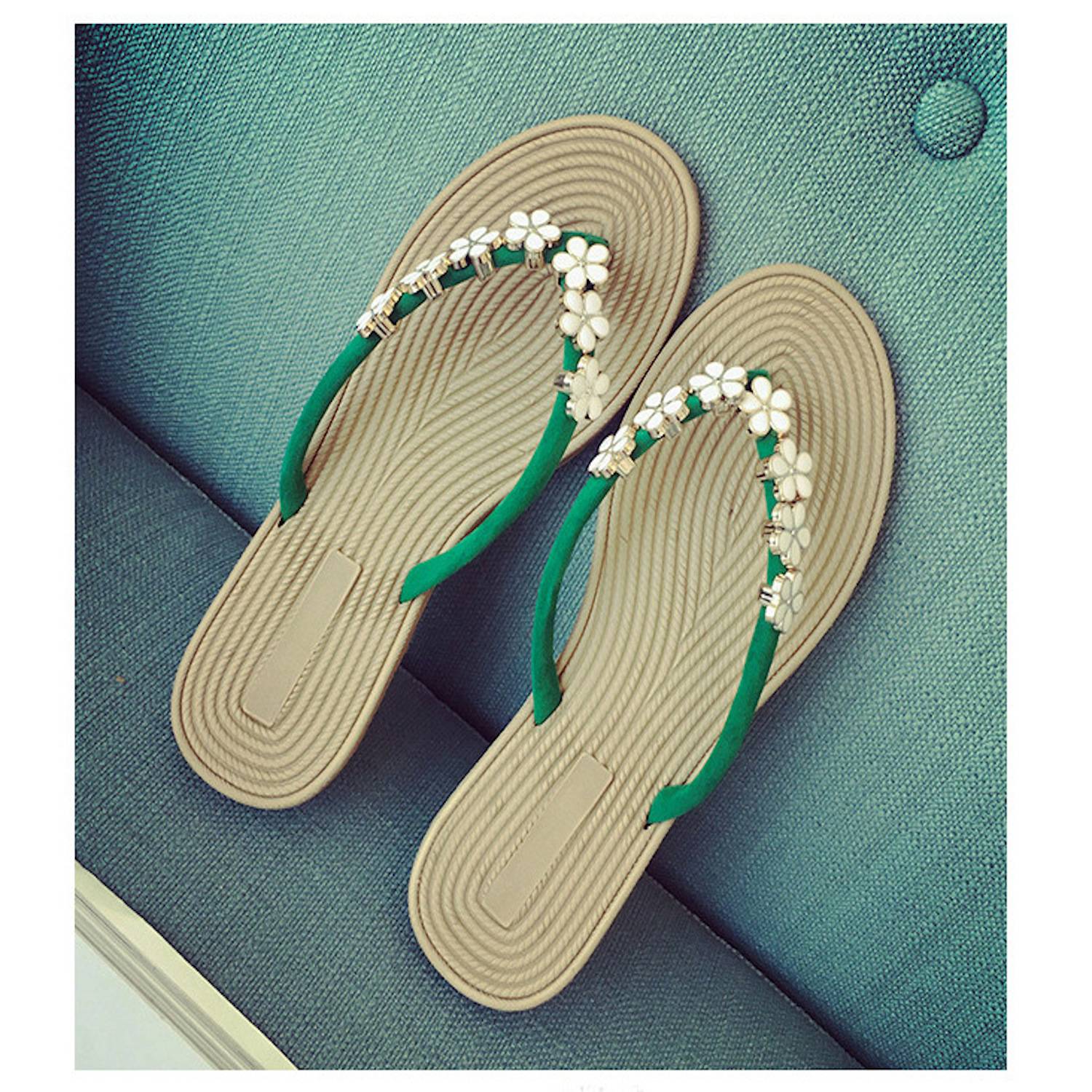 Women'S Summer Flat Sandals Flip Flops 4