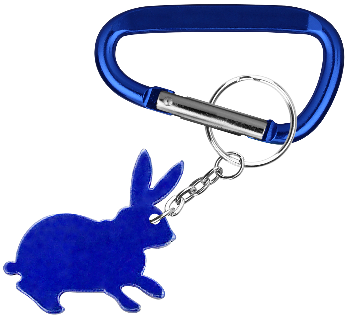 Rabbit Shape Bottle Opener with Key Chain & Carabiner 3