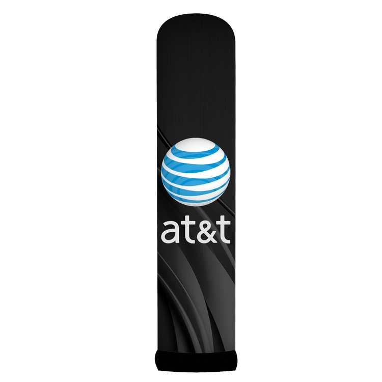 AirePin™ LED Inflatable Pillar, Totem_Black At_T - 7.5'H 1