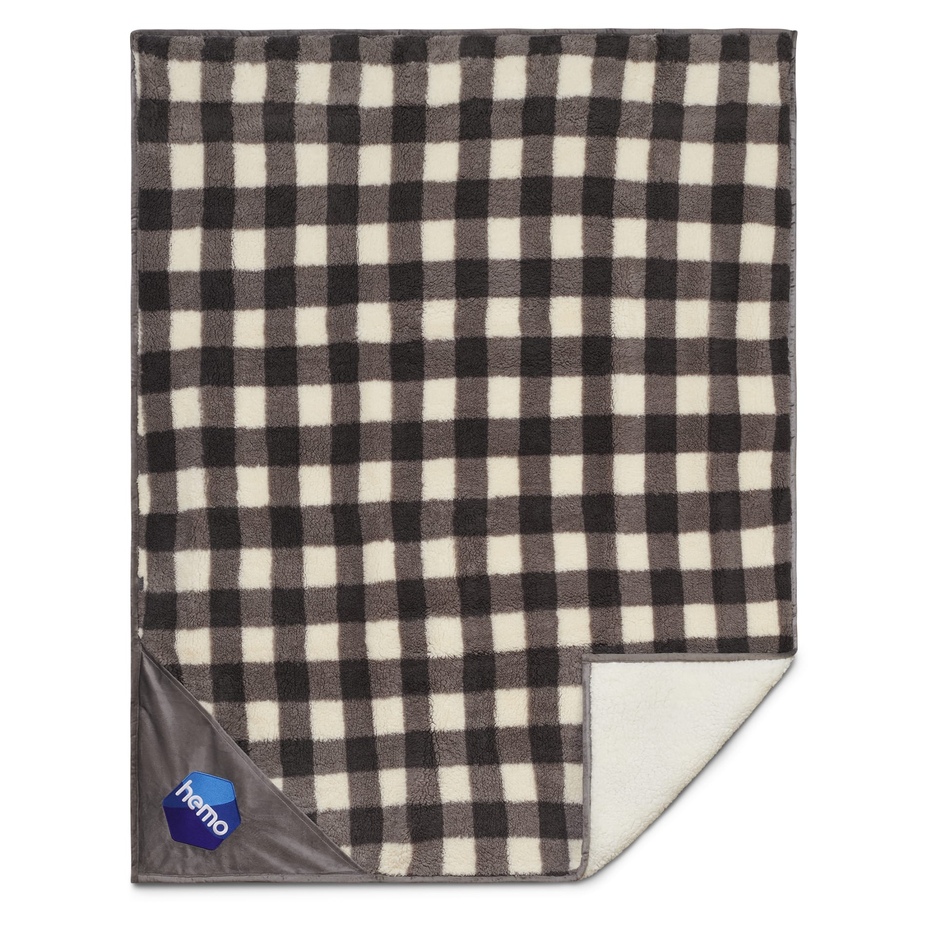 Field & Co.® Double Sided Plaid Sherpa Blanket 36