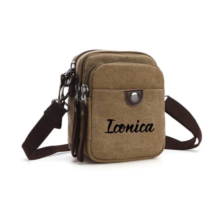 Water resistant Canvas Sling Chest Bag 2