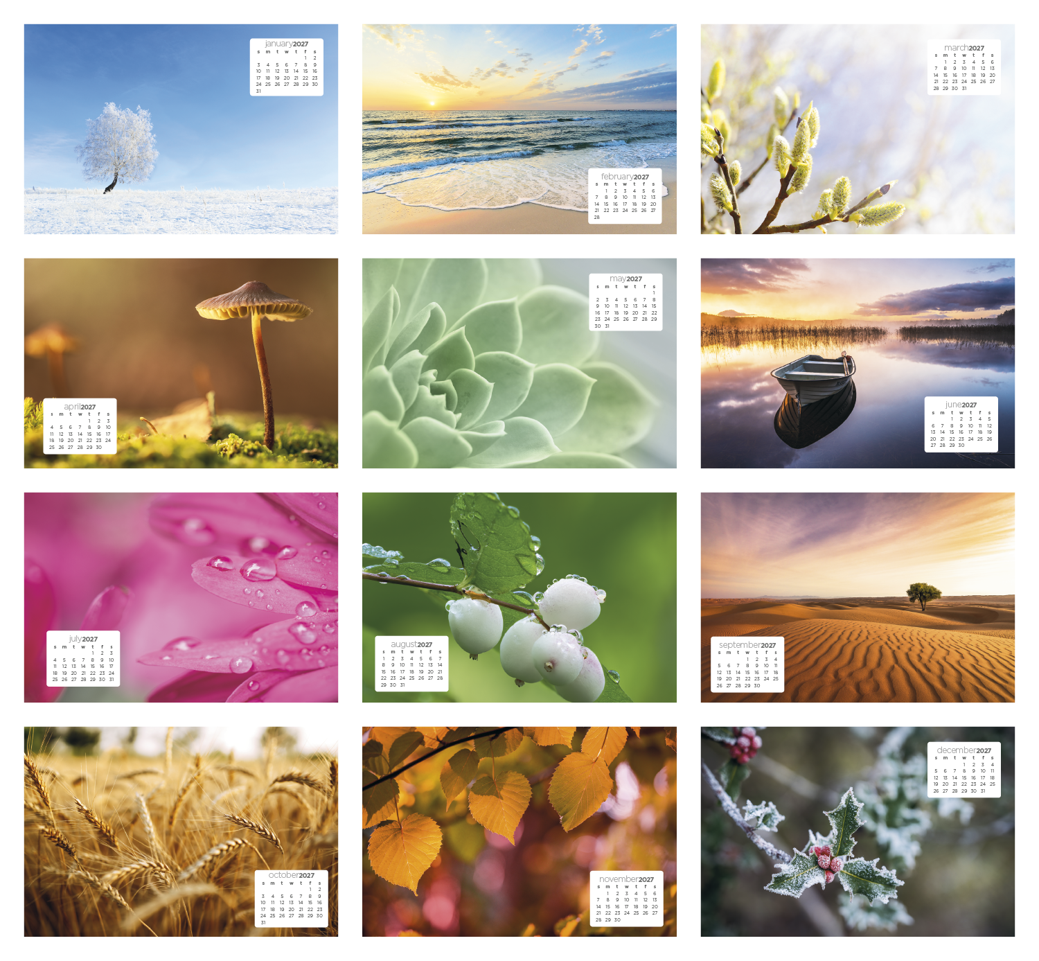 Triumph® Calendars Simplicity Large Desk Calendar 69