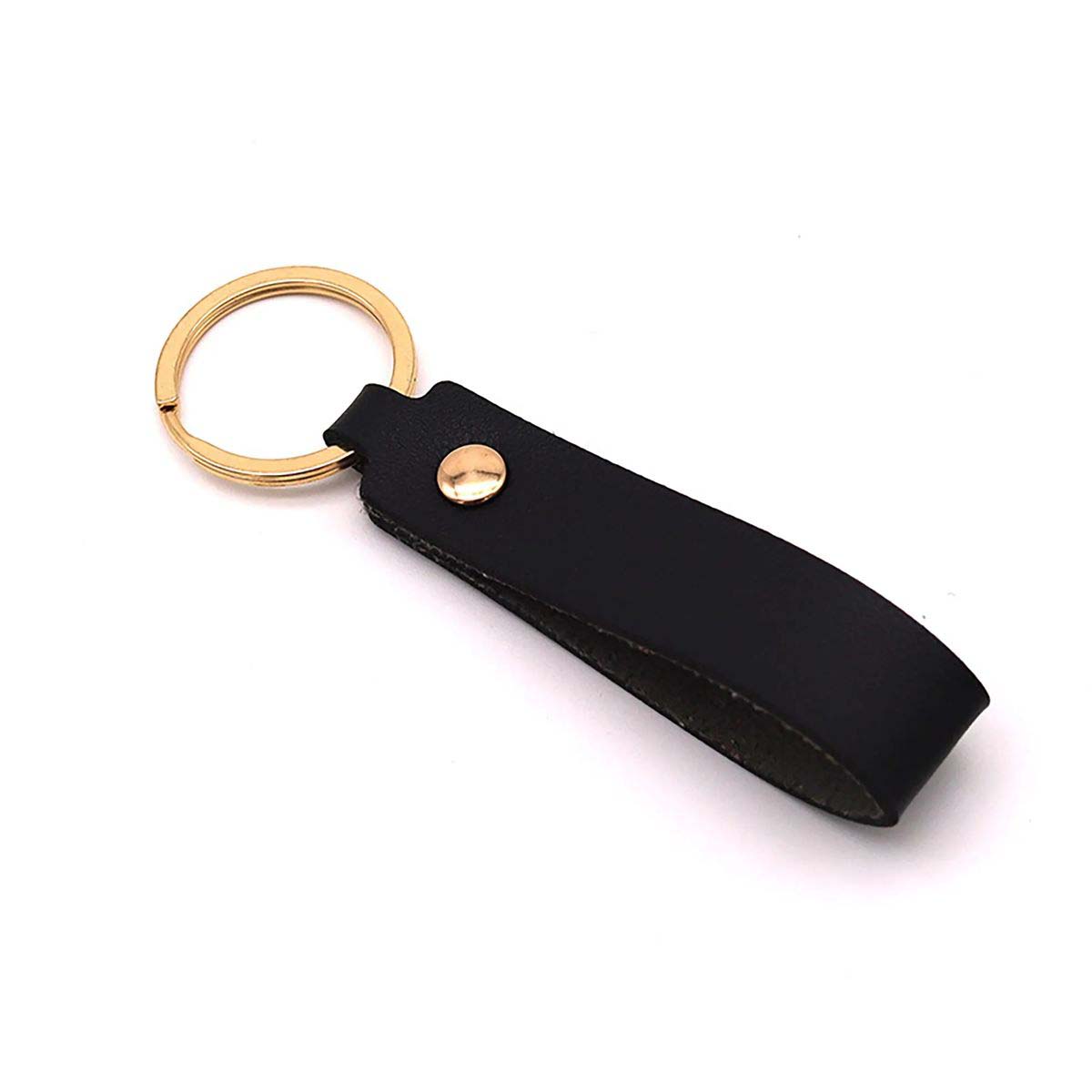 Leather Keychain for Car Home and Office Keys 15