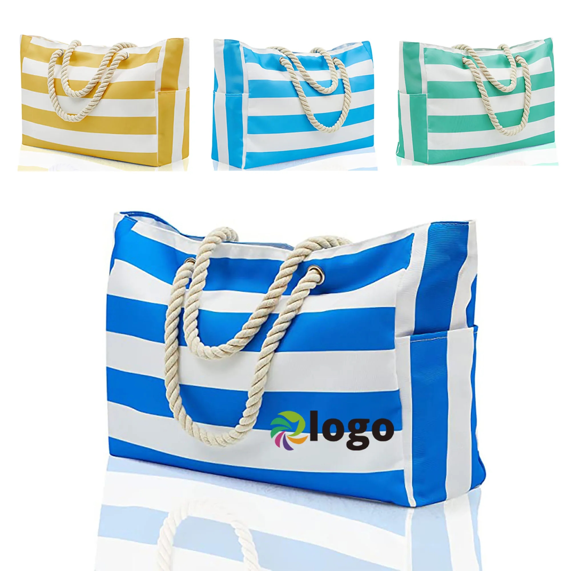 Large Waterproof Beach Tote Bag