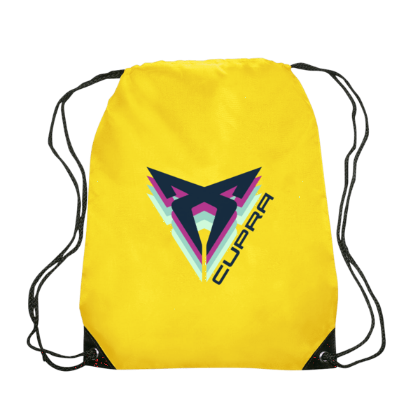 Altair Black Trim Drawstring Bag 8