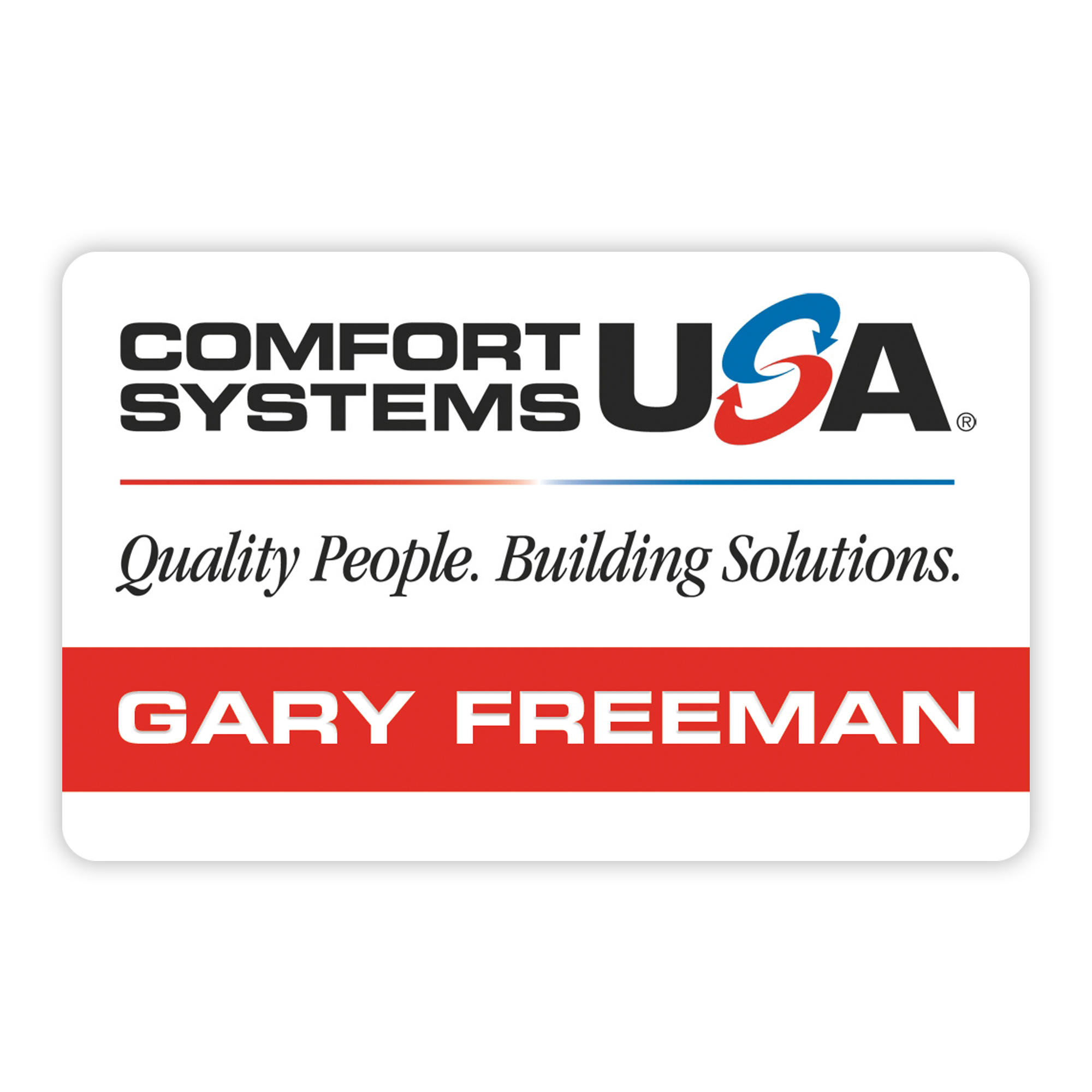 UV Imprint Spectrum Badges With Personalization 2.125"X3.375" Rectangle With Rounded Corners