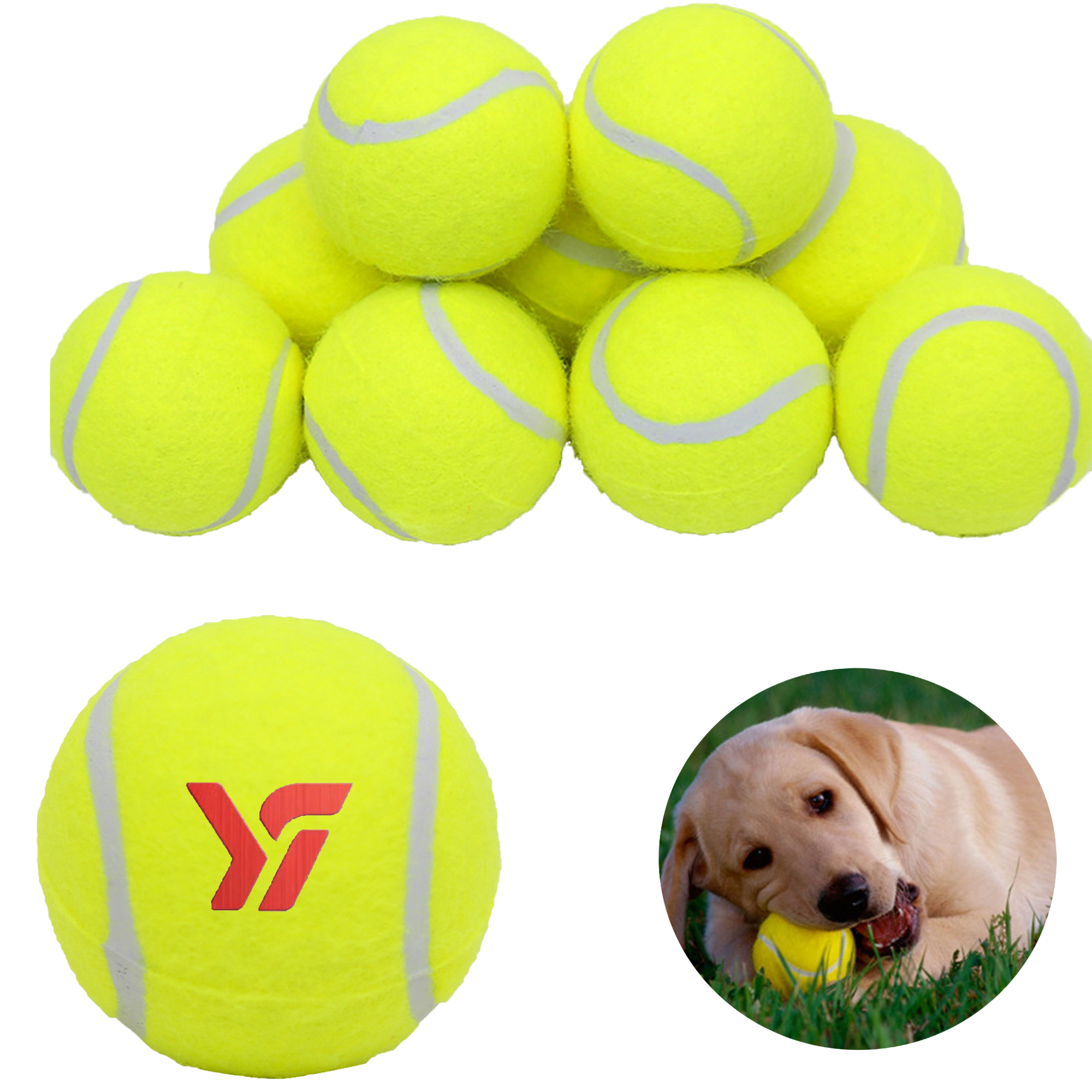 Pet Dog Toy Tennis Ball For Sports 2