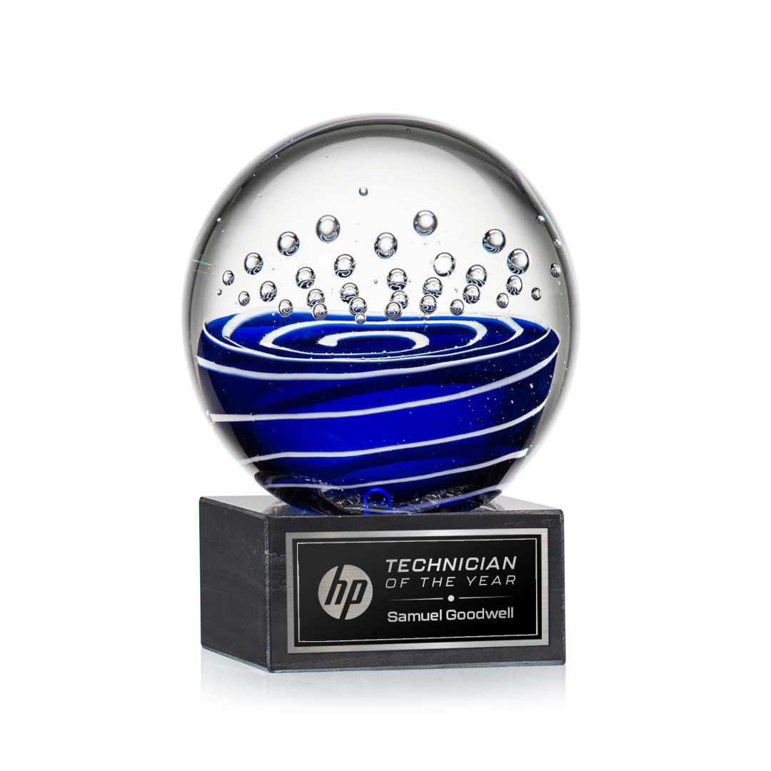 Tranquility Award on Square Marble Base 8