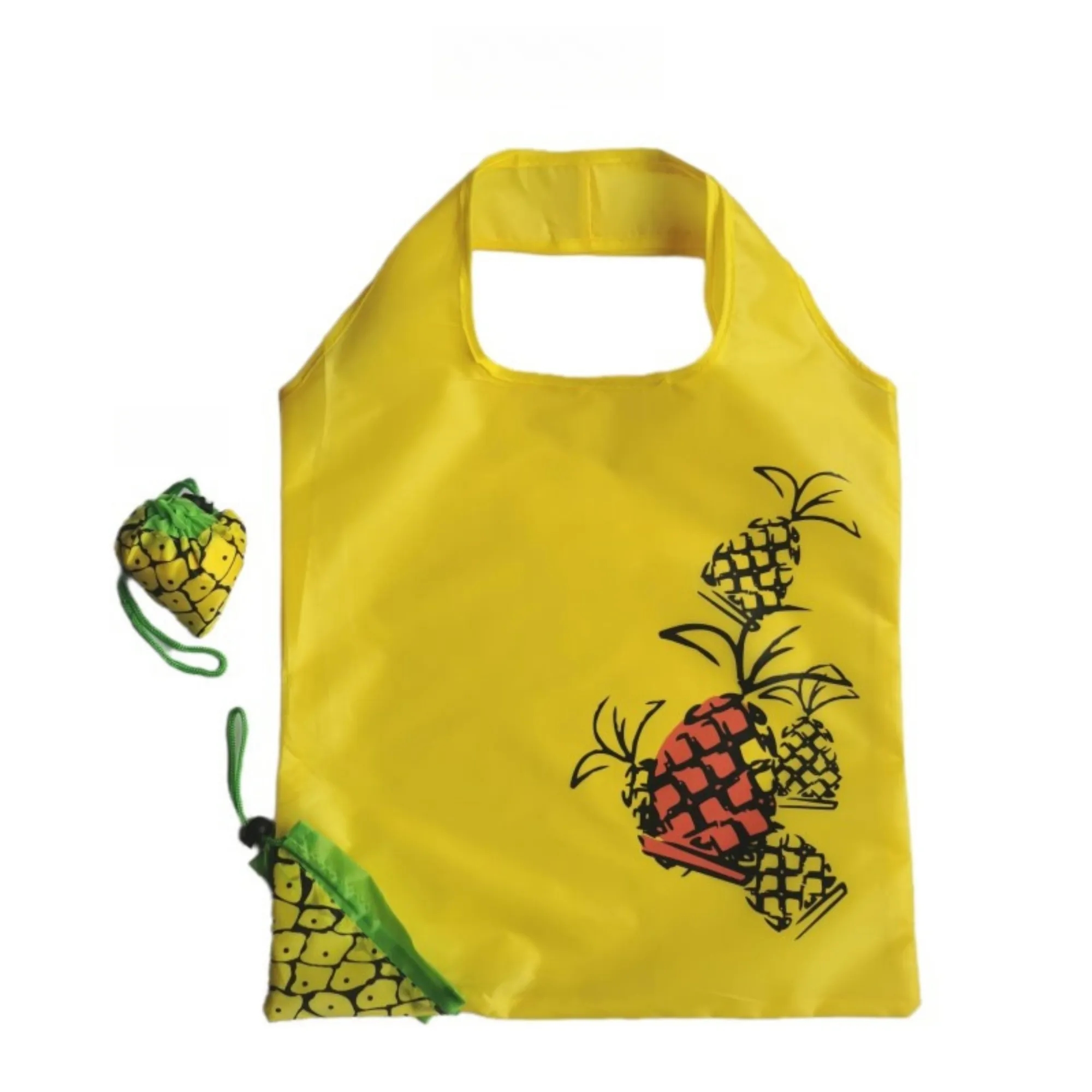 Reusable Grocery Bags Foldable Strawberry With Handle 6