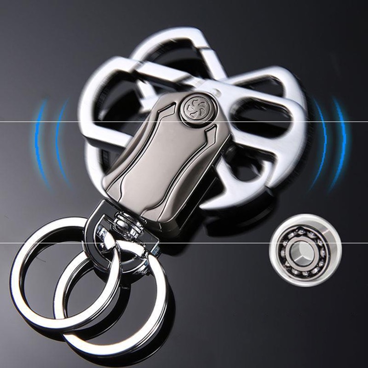 Men's multifunctional car keychain pendant with knife 1