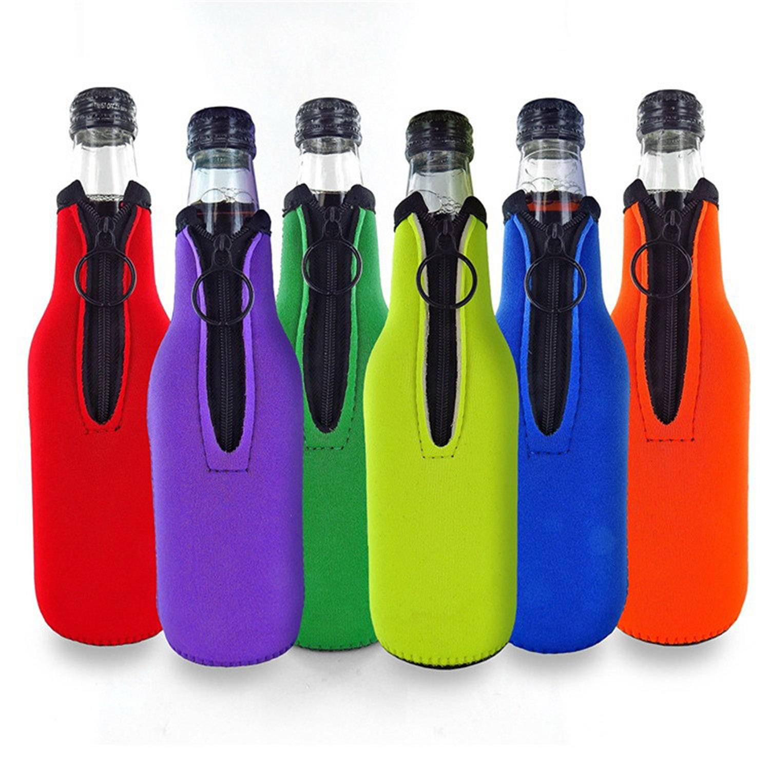 Neoprene Waterproof Zippered Bottle Sleeve 5