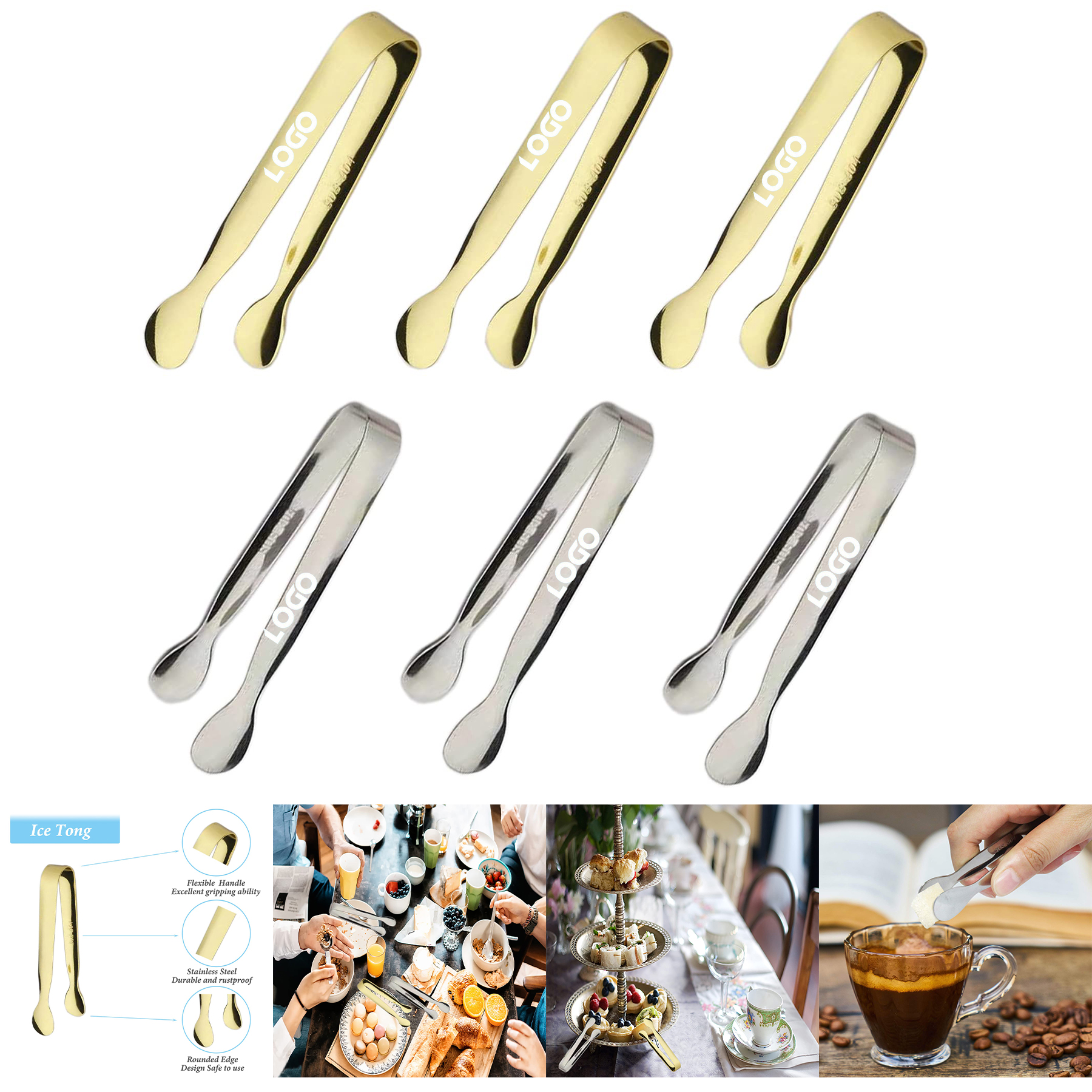 Mini Sugar Tongs