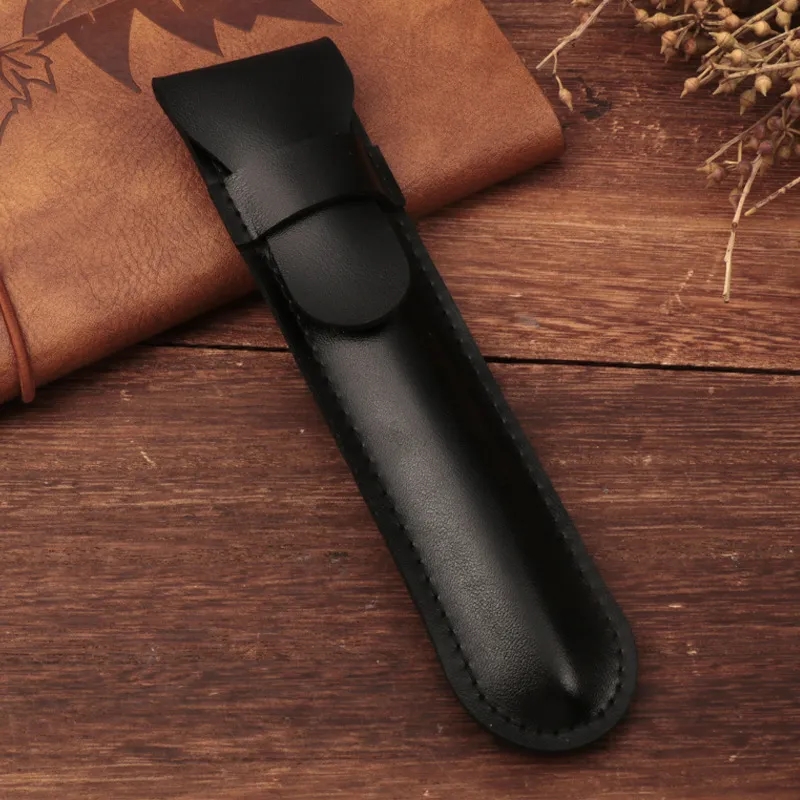 Standalone PU Leather Flip Cover Pen Organizer 3