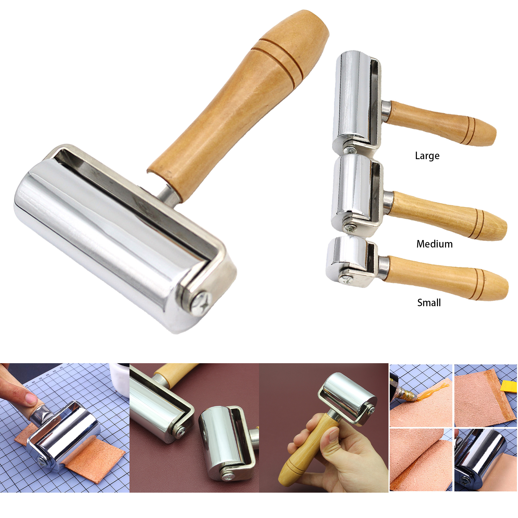 Leather Press Edge Roller 2