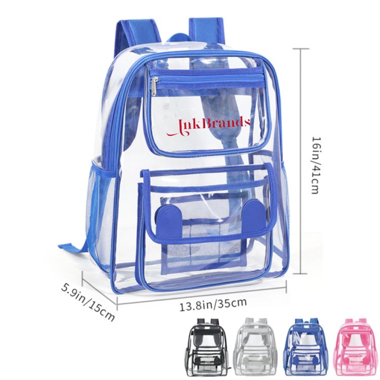 Clear Backpack Heavy Duty PVC Transparent 2