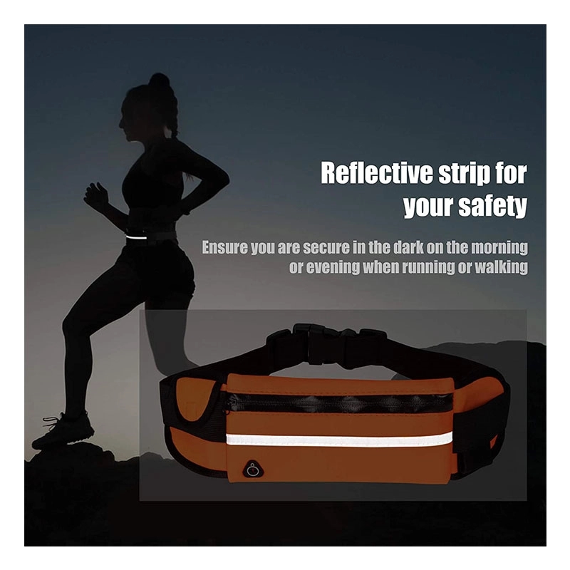 Adjustable Sports Money Belt with Headphone Port 2