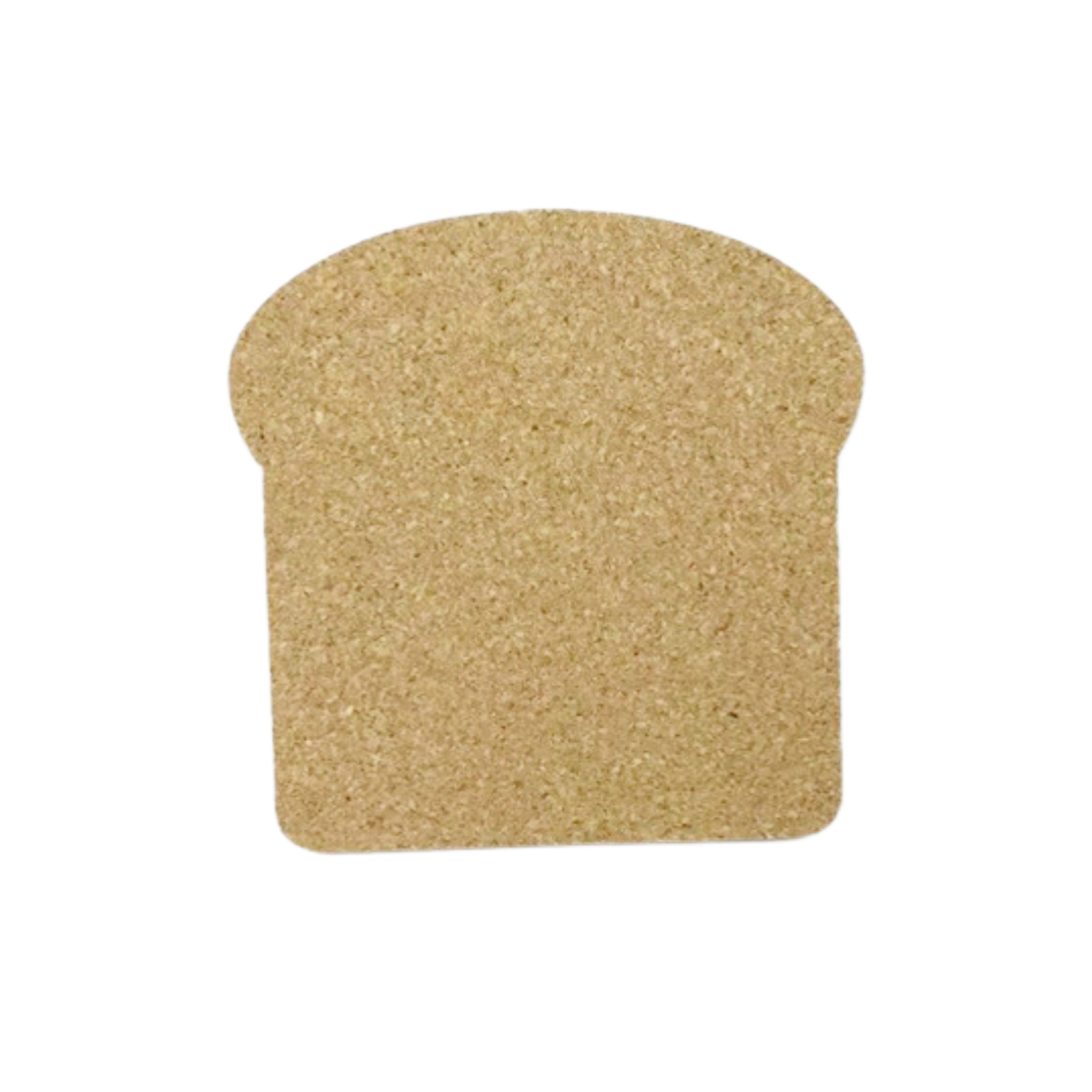 Toast Shape Cork Coaster 4