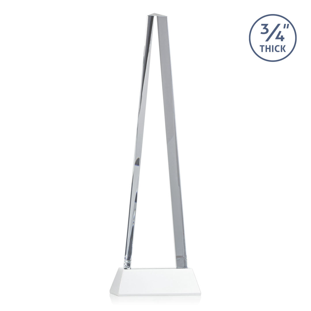 Majestic Tower Award on Newhaven Base - White 6