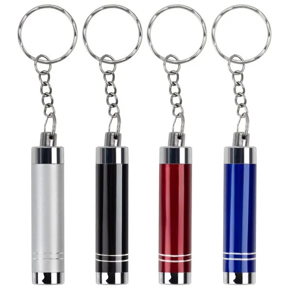 Mini LED Flashlight Aluminum Alloy Keychain 2
