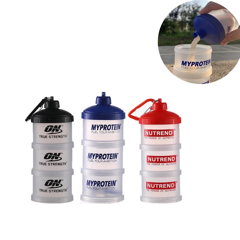 3-layer Portable Protein Powder Storage Containers 1