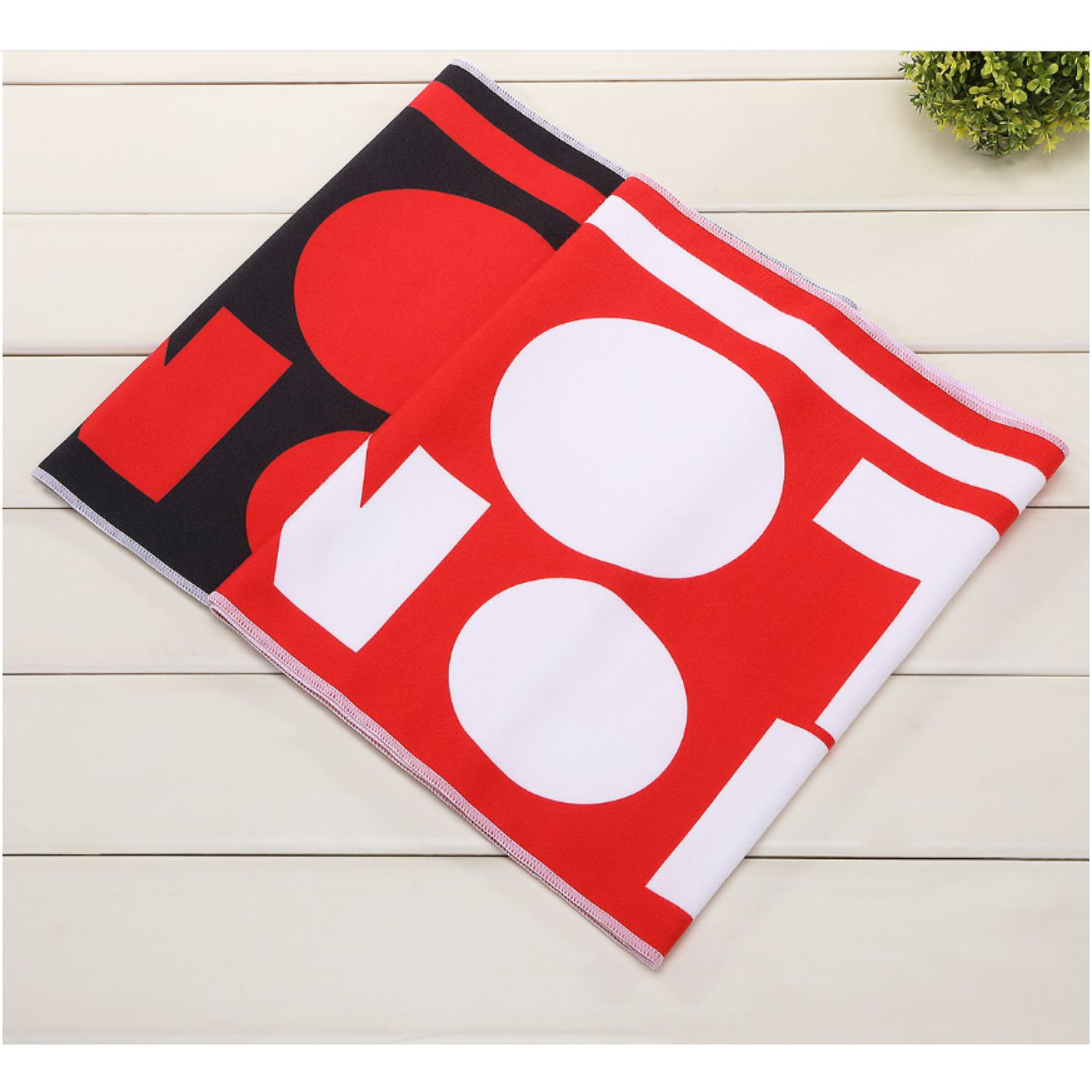 Quick Dry Gym Towel w/Edge-to-Edge Sublimation Workout Towels 200 GSM 9