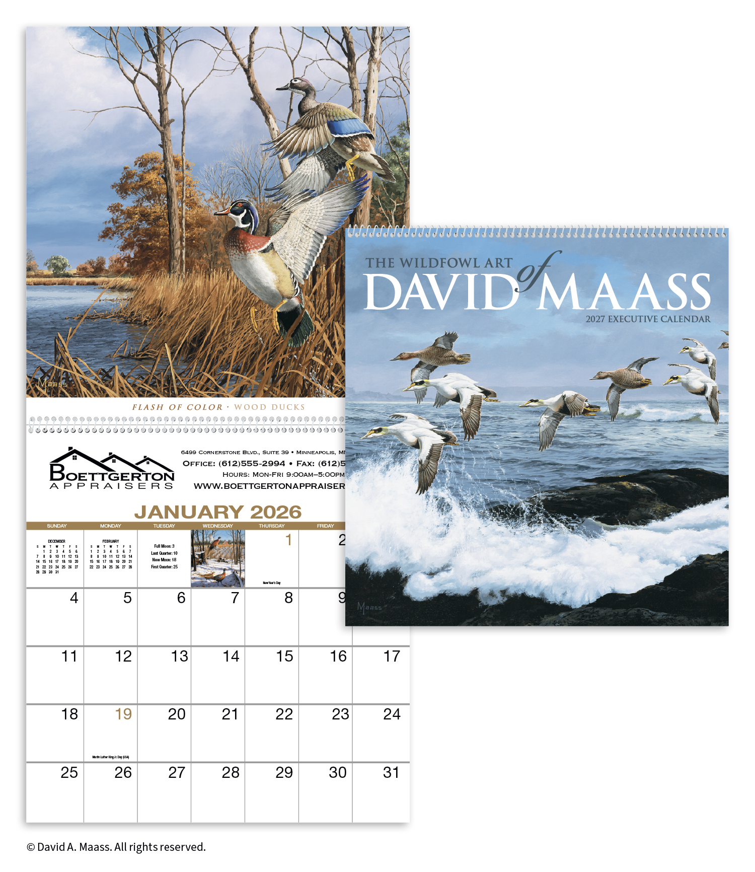 HotLine® Products David Maass Executive Calendar 8