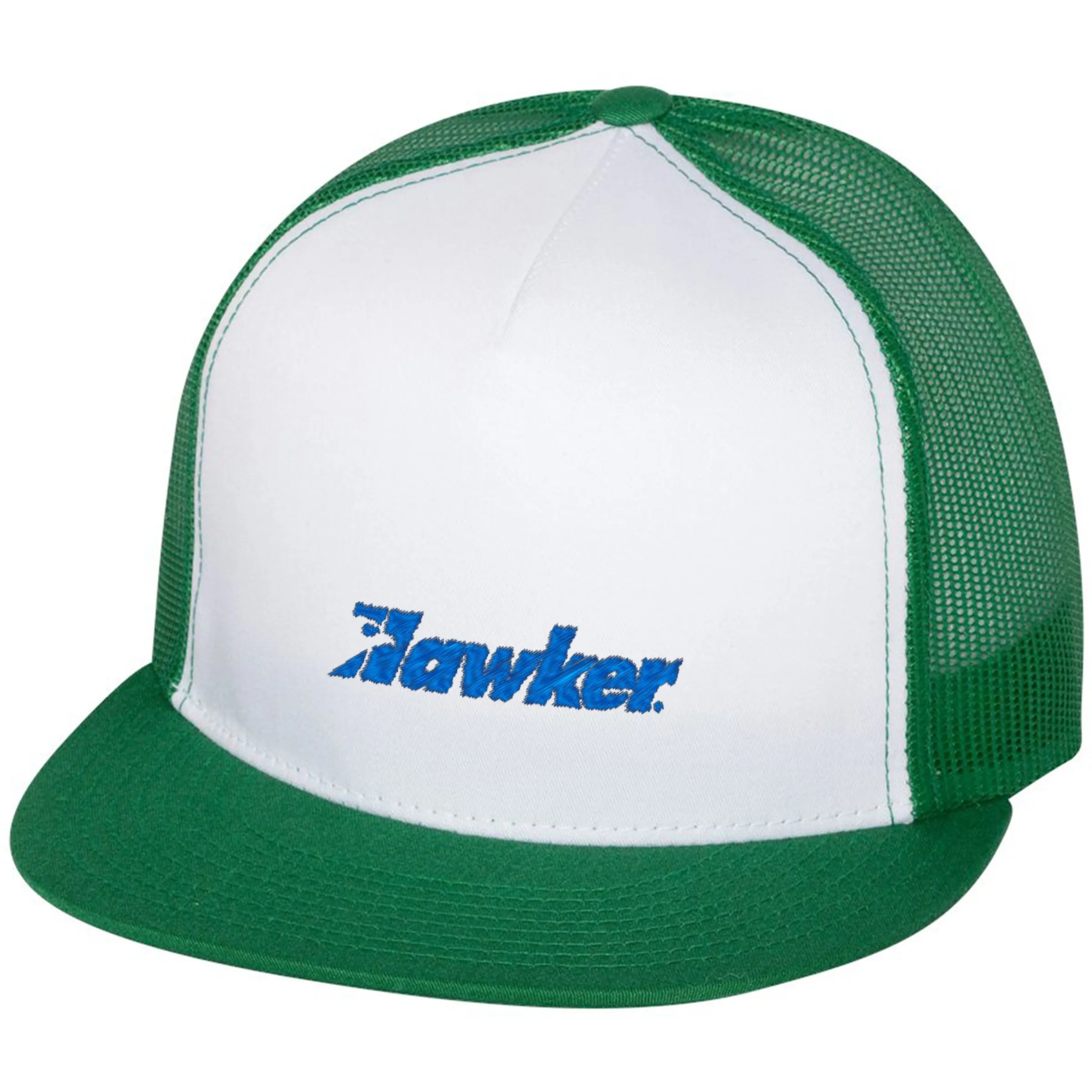 YUPOONG-CLASSIC FLAT BILL TRUCKER CAP 15