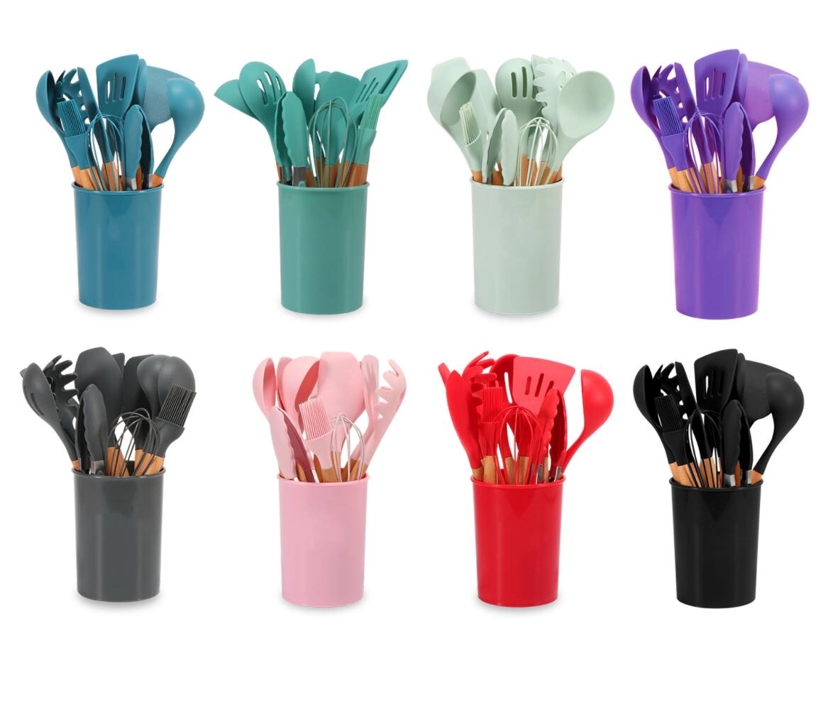 12 PCS Silicone Kitchen Utensil 2