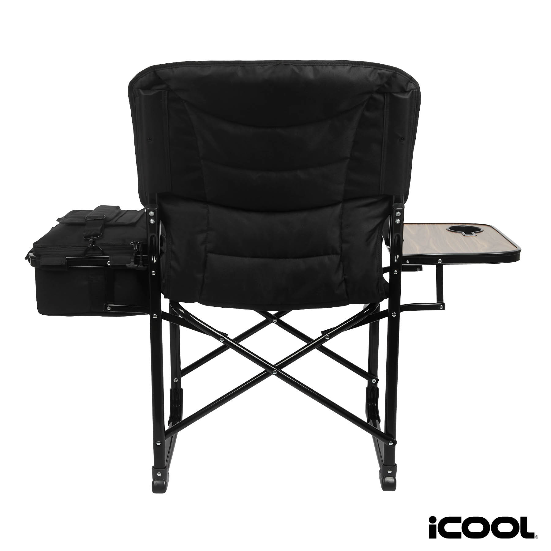 iCOOL Twin Peaks Deluxe Camping Chair With 18-Can Cooler 16