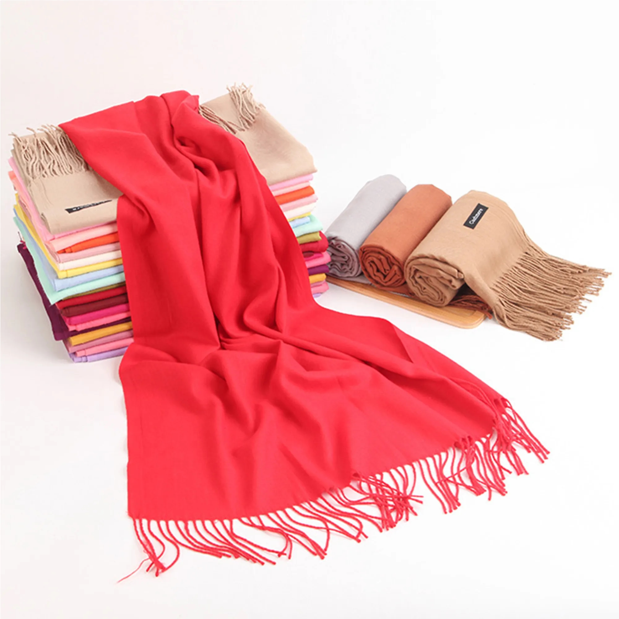 Full Color Cashmere Pashmina Shawls Scarf 2