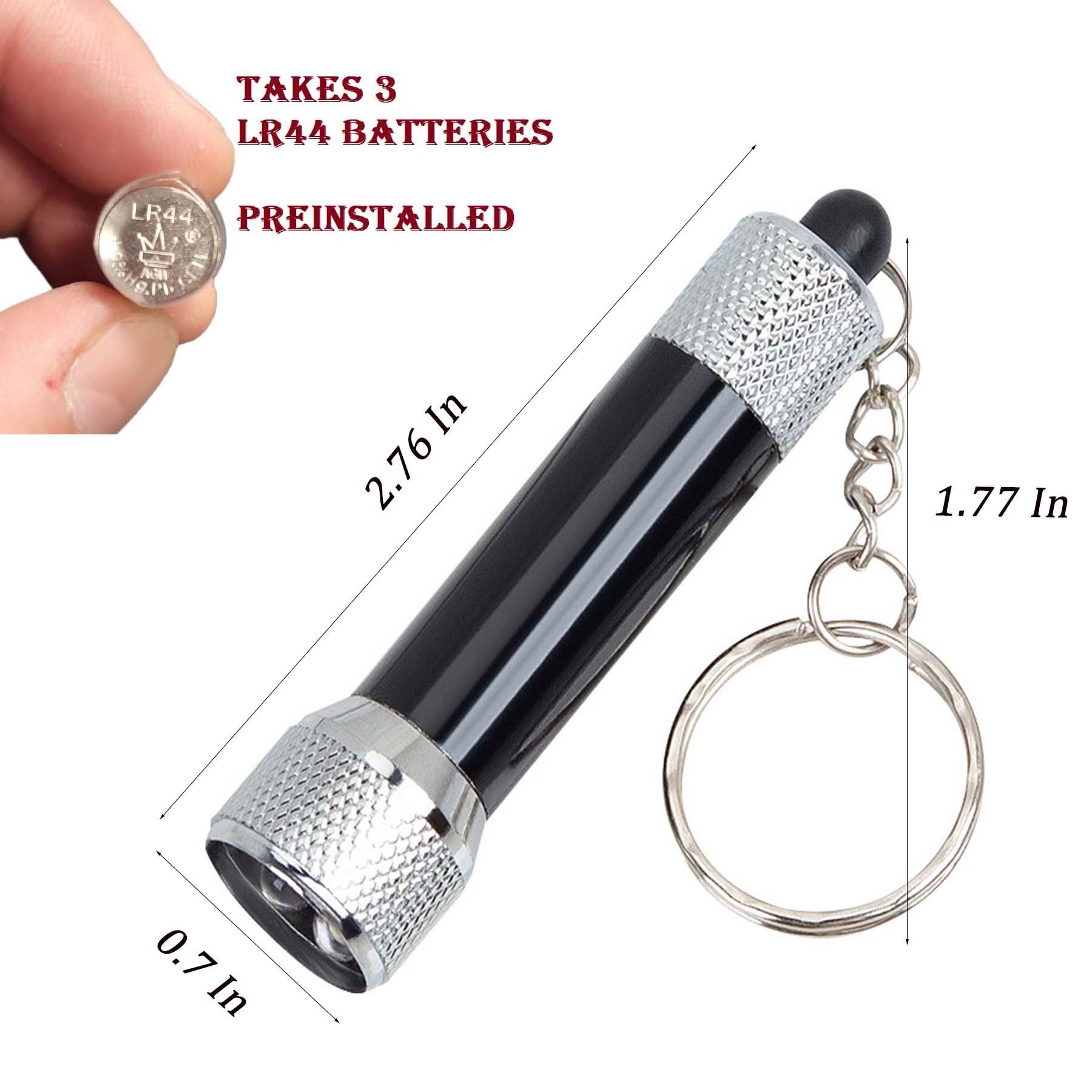 5 Led Aluminum Flashlight Keychain 6