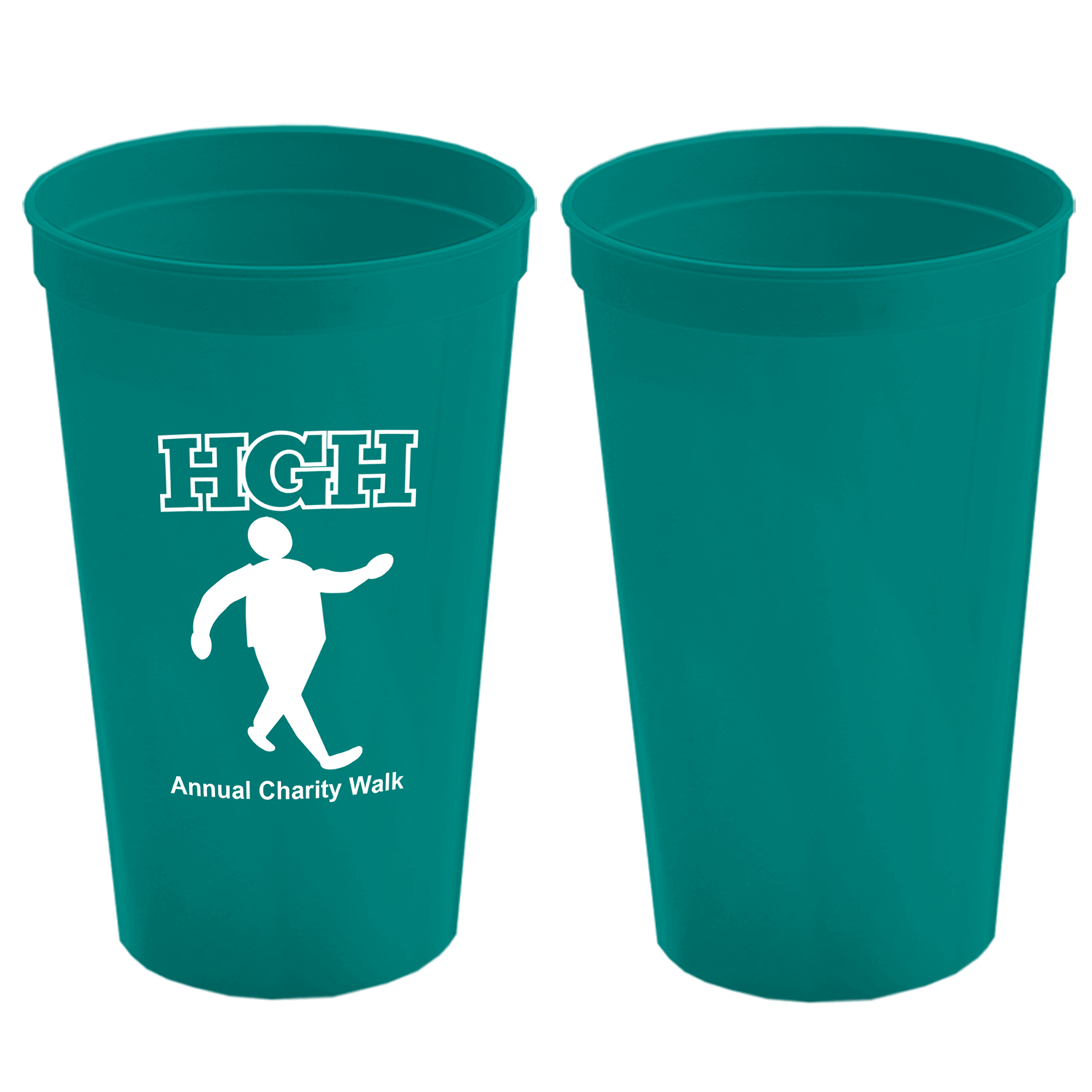 Stackable Polypropylene Stadium Cup, 22 oz. 13