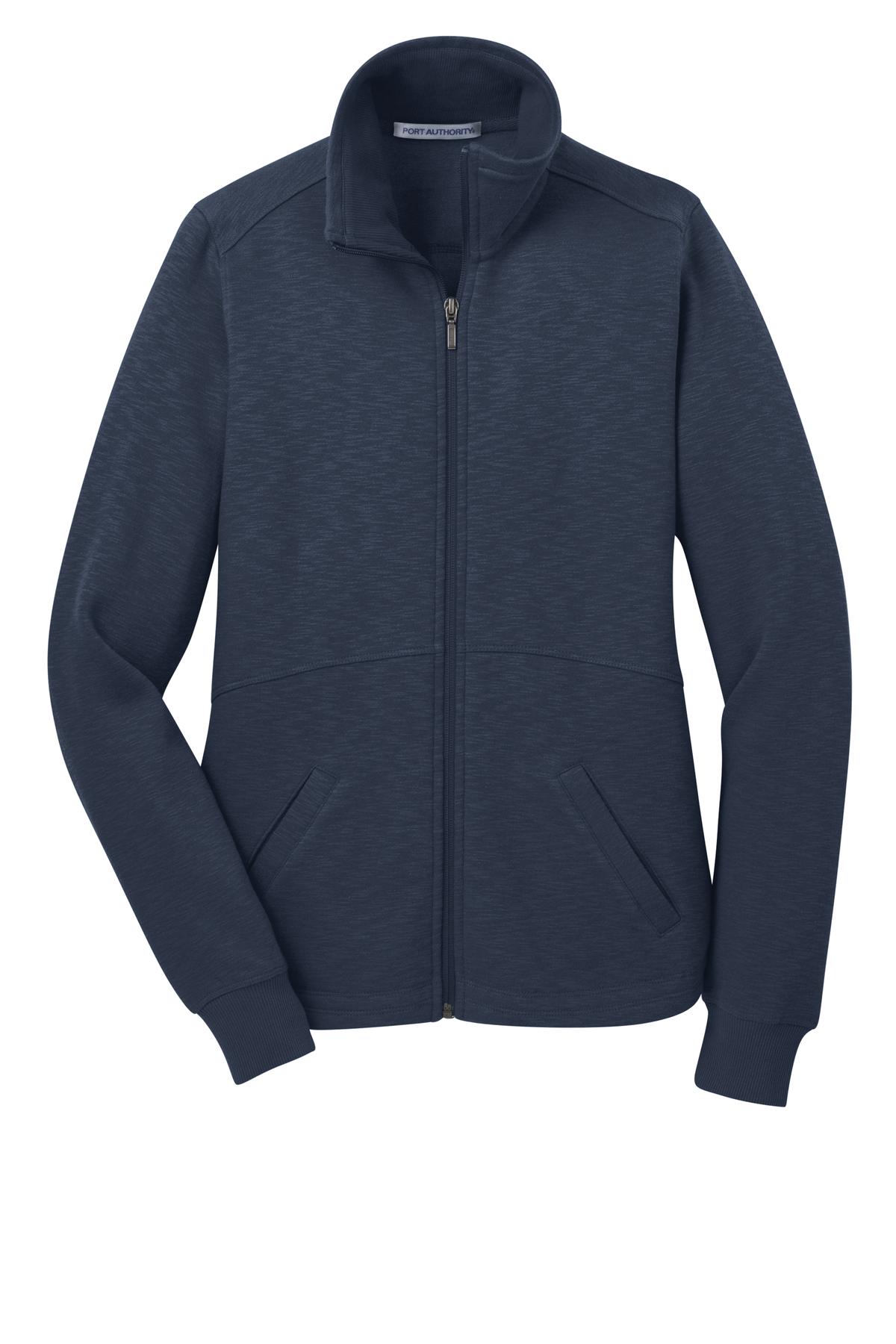 Port Authority Women's Slub Fleece Full-Zip Jacket. L293 5