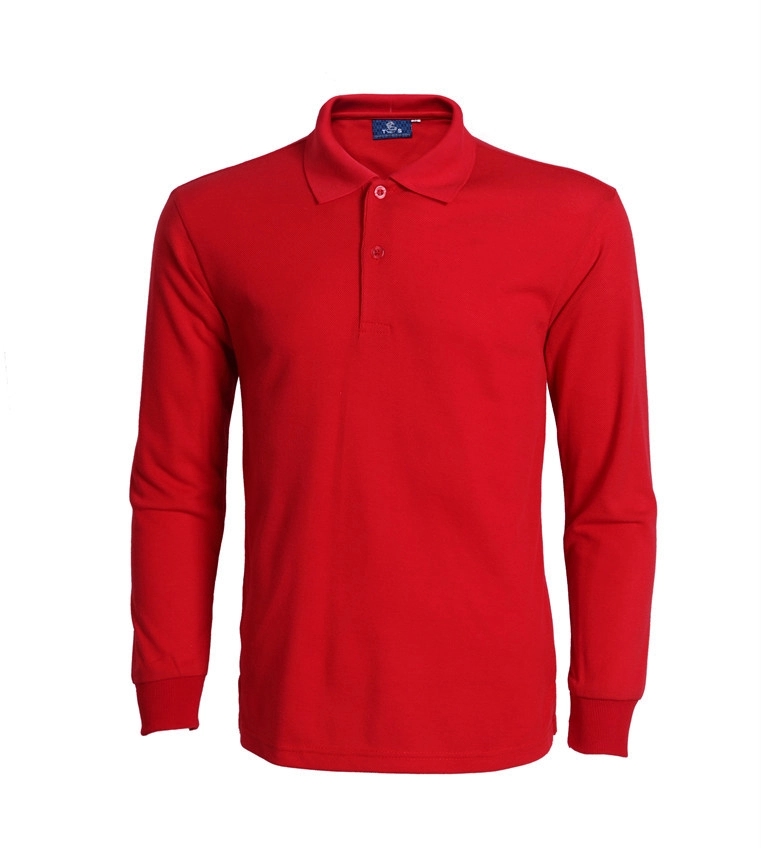 Cotton Long Sleeve Polo 16
