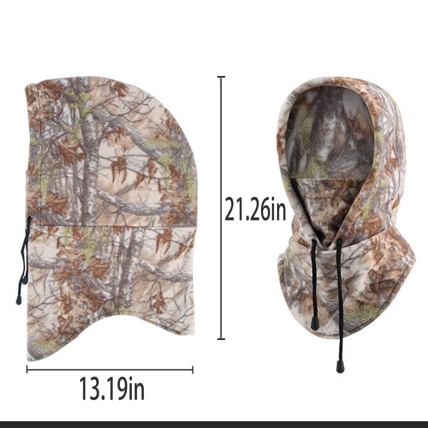Winter Polar Fleece Unisex Balaclava Hat W/ Mask 2
