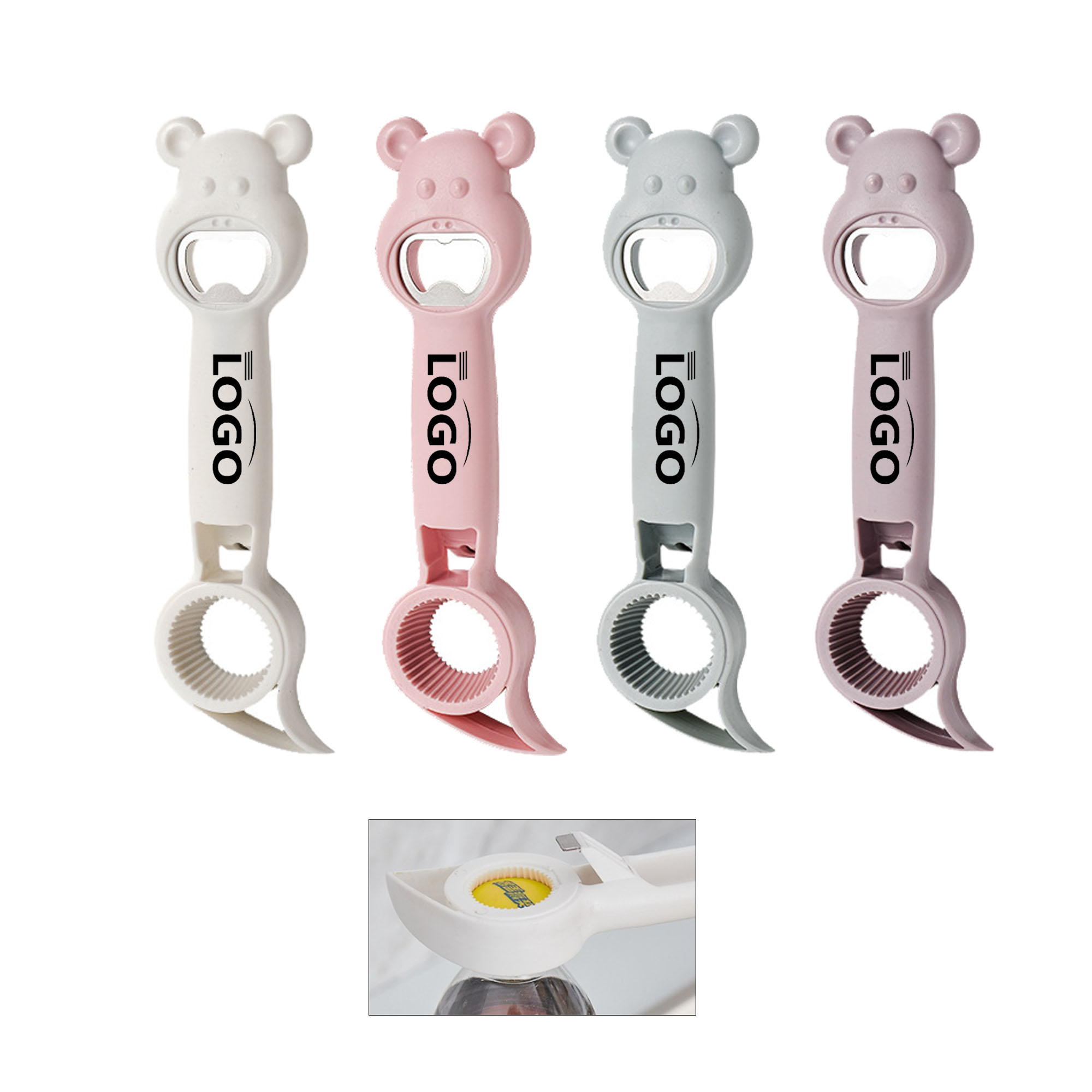 4 In 1 Multifunctional Bottle Opener With Your Logo 2