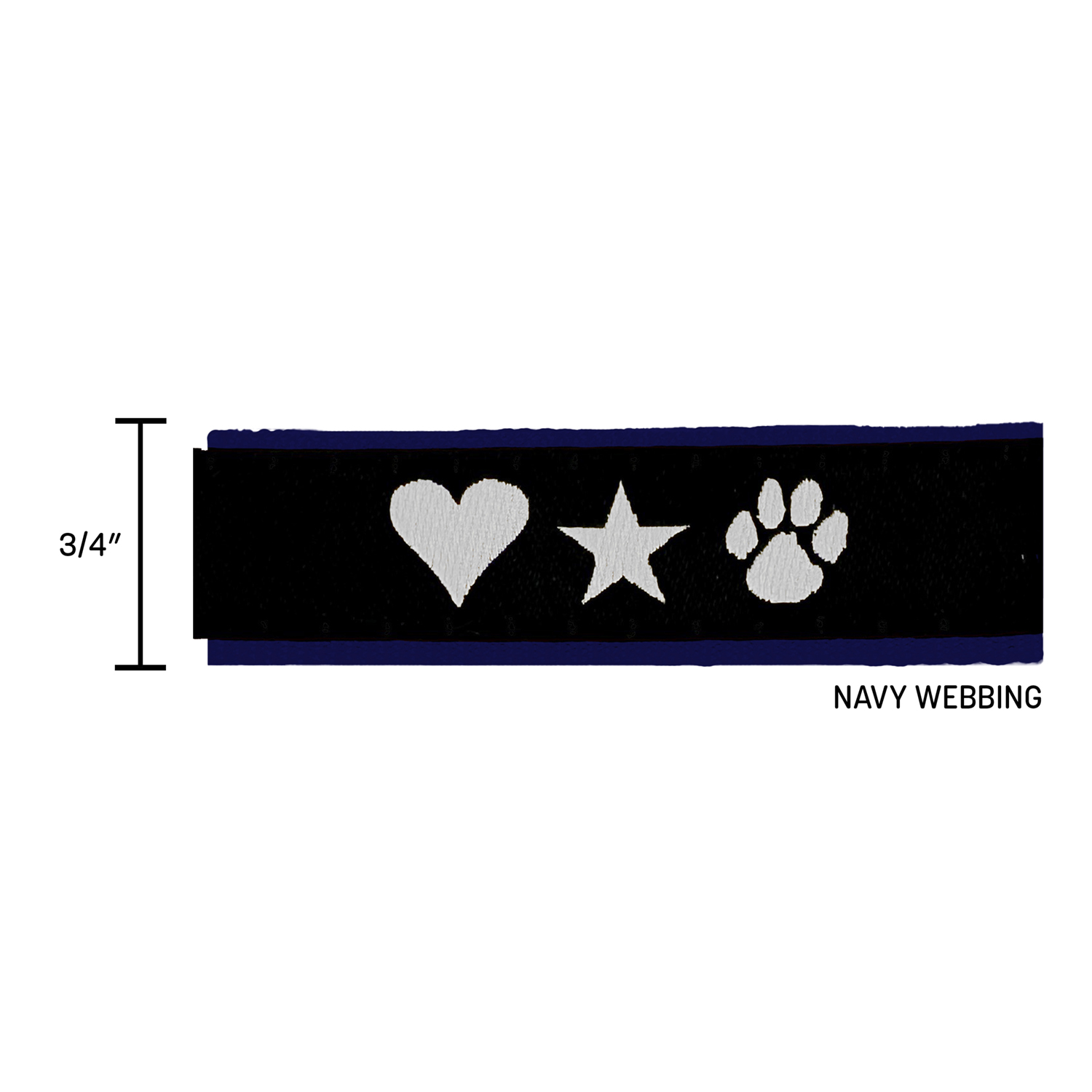 3/4" X 48" Woven Slip Leash w/ Nickel-plated D-Ring  - "Elite" Weave 5